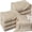 Khaki-6, variant on 6 Pack Sherpa Fleece Throw Blankets Bulk 50"x 60" Soft Plush Wedding For Couch Sofa Spa Sleepover Party Favor Supplies Travel Guest Room Home Decor