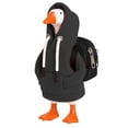 thumbnail image 4 of RUINIXCW 7 Inch Back to School Goose Outfits Desk Duck Outfit Mini Porch Goose Outfit for Desktop Goose Figurine Desk Goose Clothes Funny Hooded Sweatshirt with Backpack Set (No Goose), 4 of 6