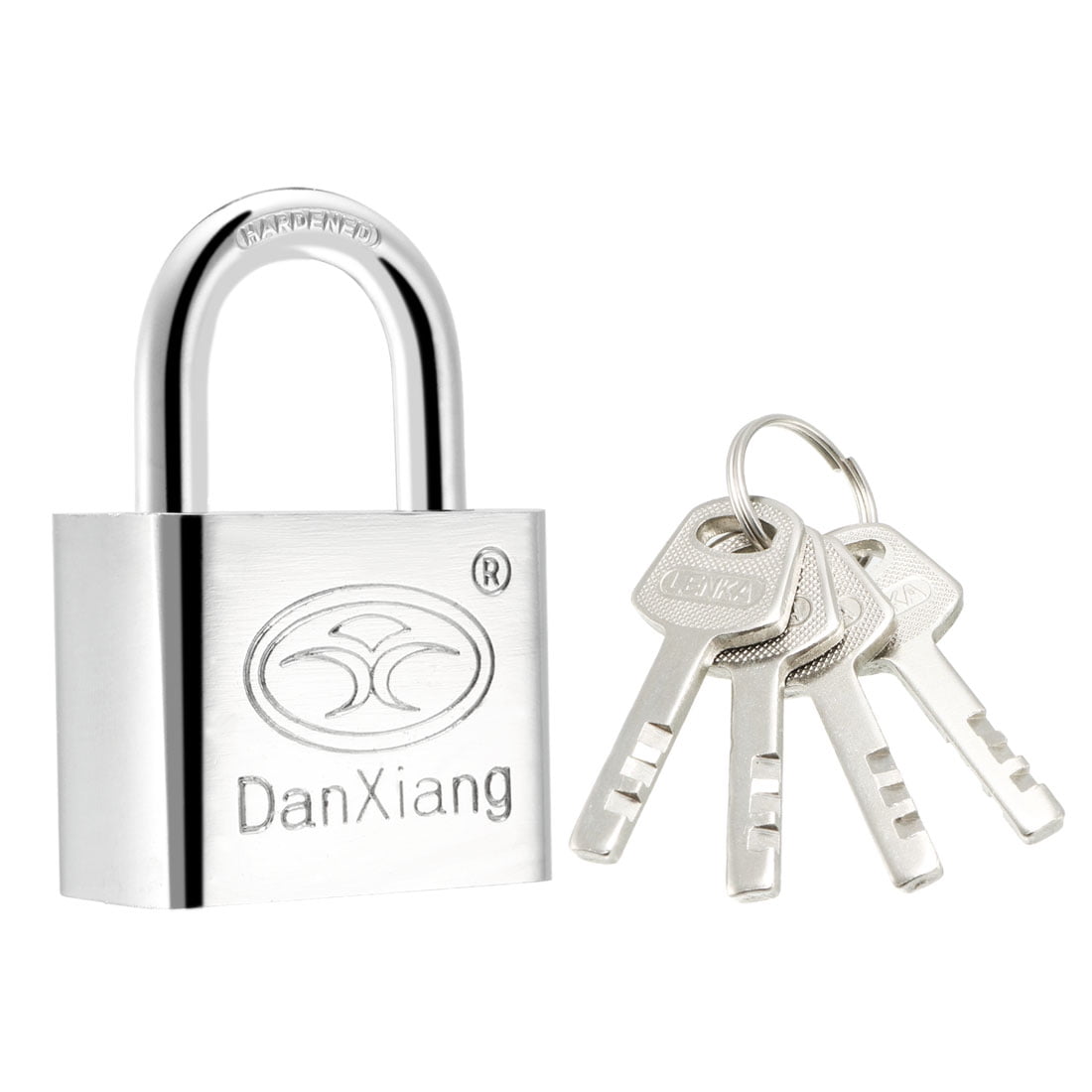 Keyed Different 40mm Wide Body Chrome Finish Harden Shackle Details about   Steel Padlock 
