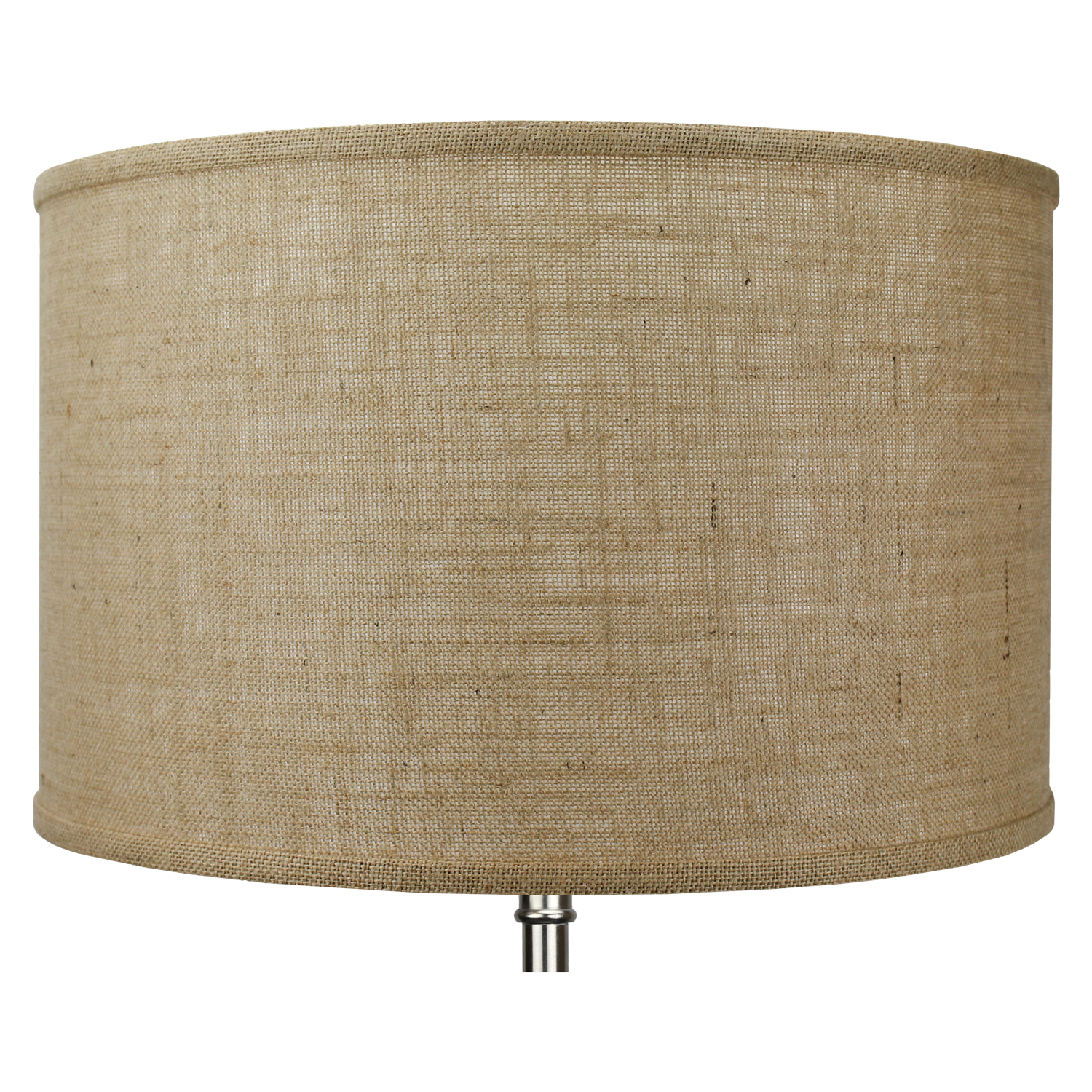 Fenchel Shades | 18" Top Diameter x 18" Bottom Diameter x 14 Height, (Washer/Spider Attachment) Drum Lamp Shade - (Burlap Natural)