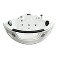 thumbnail image 2 of Whirlpool bathtub white 53″ x 53″ hot tub with Heater – Miami, 2 of 6