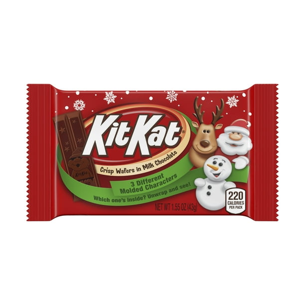 Kit Kat, Holiday Milk Chocolate Wafer Bar, 1.55 Oz