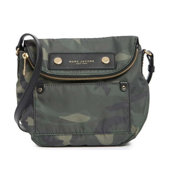 Marc Jacobs Preppy Nylon Mini Natasha Crossbody Bag, Camo Multi