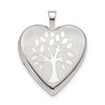 thumbnail image 1 of Beautiful Sterling Silver 20mm Tree Heart Locket, 1 of 1