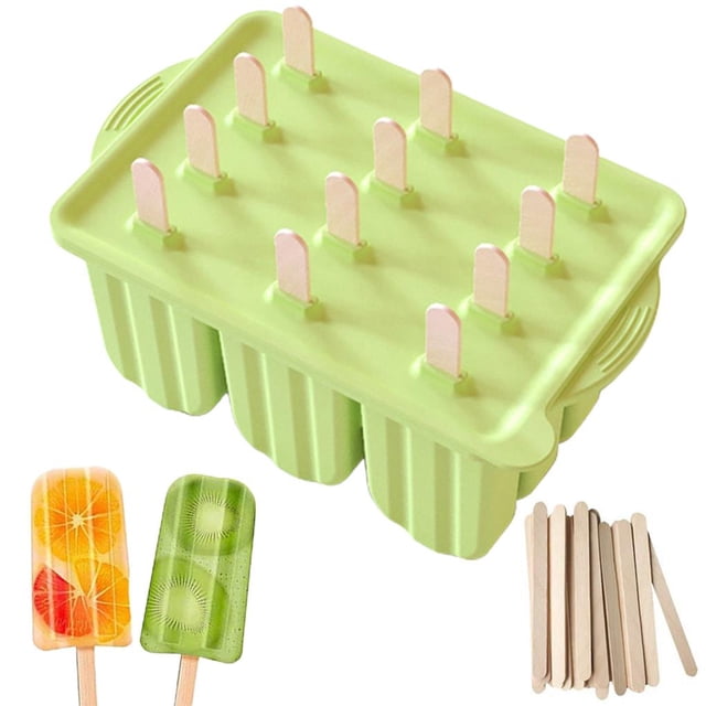 Maytalsory Mold Set Endless Possibilities For Refreshing Snacks BPA Free Silica Gel Reusable Ice Molds Green