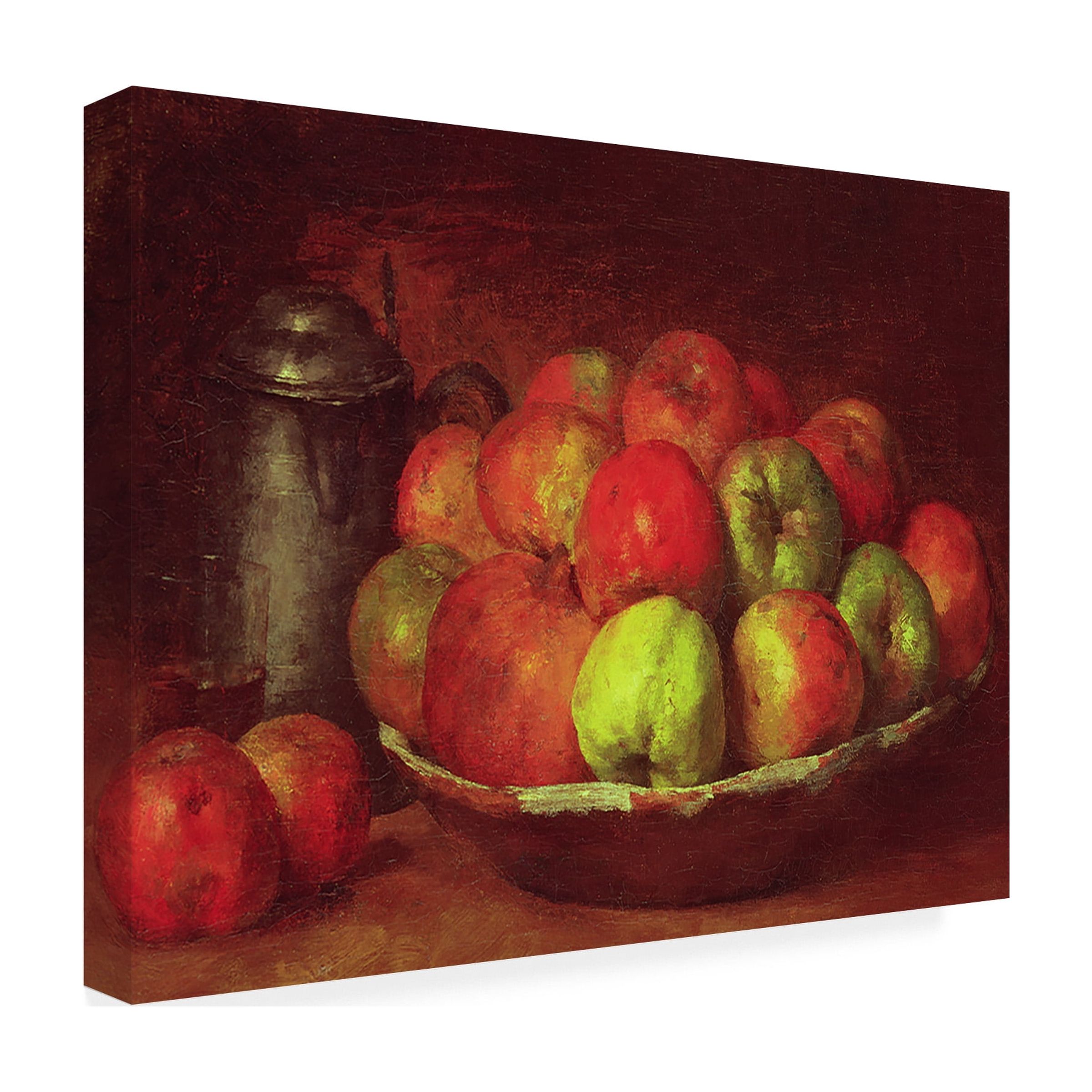 Trademark Art "Still Life with Fruit, 1871-72" Canvas Art by Gustave Courbet