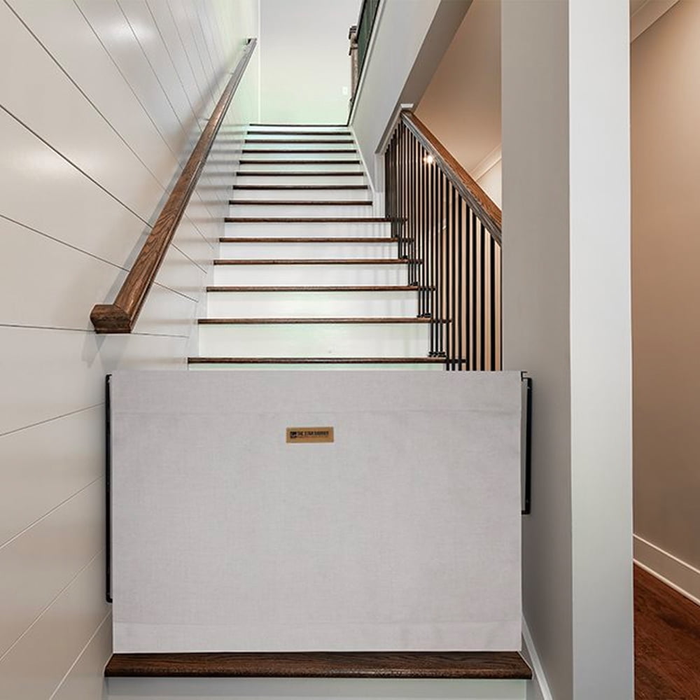 Open Box 27 to 42.5 Inch Wall to Wall Single Panel Swing Gate, Pebble