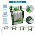 thumbnail image 6 of Saint Patrick's Day Table Runner - 108 Inch Long Spring Green Grass Truck Gray Wood Plaid Cotton and Linen Blended Dress Scarves Farmhouse Table Runner for Kitchen Dining, Coffee Table, 13" x 108", 6 of 8