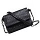 thumbnail image 5 of 1 bolso bandolera con estampado de calavera, elegante, de almacenamiento, color negro., 5 of 5