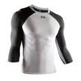 thumbnail image 1 of Camiseta de recuperación McDavid con manga 3/4 Recovery Max XL, blanco/carbón/verde azulado brillante, 1 of 1