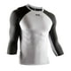 thumbnail image 1 of Camiseta de recuperación McDavid con manga 3/4 Recovery Max XL, blanco/carbón/verde azulado brillante, 1 of 1