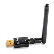 Alfa AWUS036ACS 802.11ac AC600 Wi-Fi Wireless Network Adapter - Wide-Coverage External USB Adapter w/ 2.4GHz & 5GHz Dual-Band Antenna, Compact Design for Windows, MacOS & Kali Linux