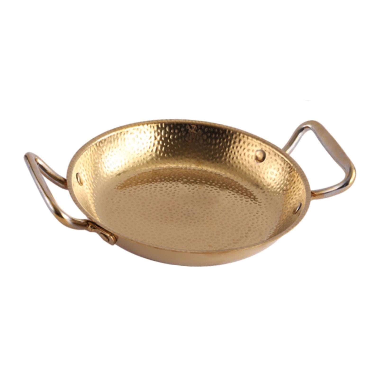 Pan Dry Pot Fast Heating Kitchen Cookware Kimchi Soup Pot Instant Noodle Pot Gold