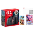 thumbnail image 1 of Nintendo Switch 2 Mario Kart World Bundle 256GB 7.9-Inch 1080P Screen, Joy-Con 2 with Mouse Sensor, Dock, with Kirby Star Allies And Microfiber Cleaning Cloth & Screen Protector, 1 of 5