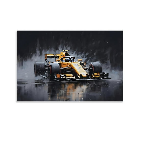 Racing Car Poster (30) Gifts Canvas Painting Poster Wall Art Decorative Picture Prints Modern Decor 16x24inch(40x60cm)