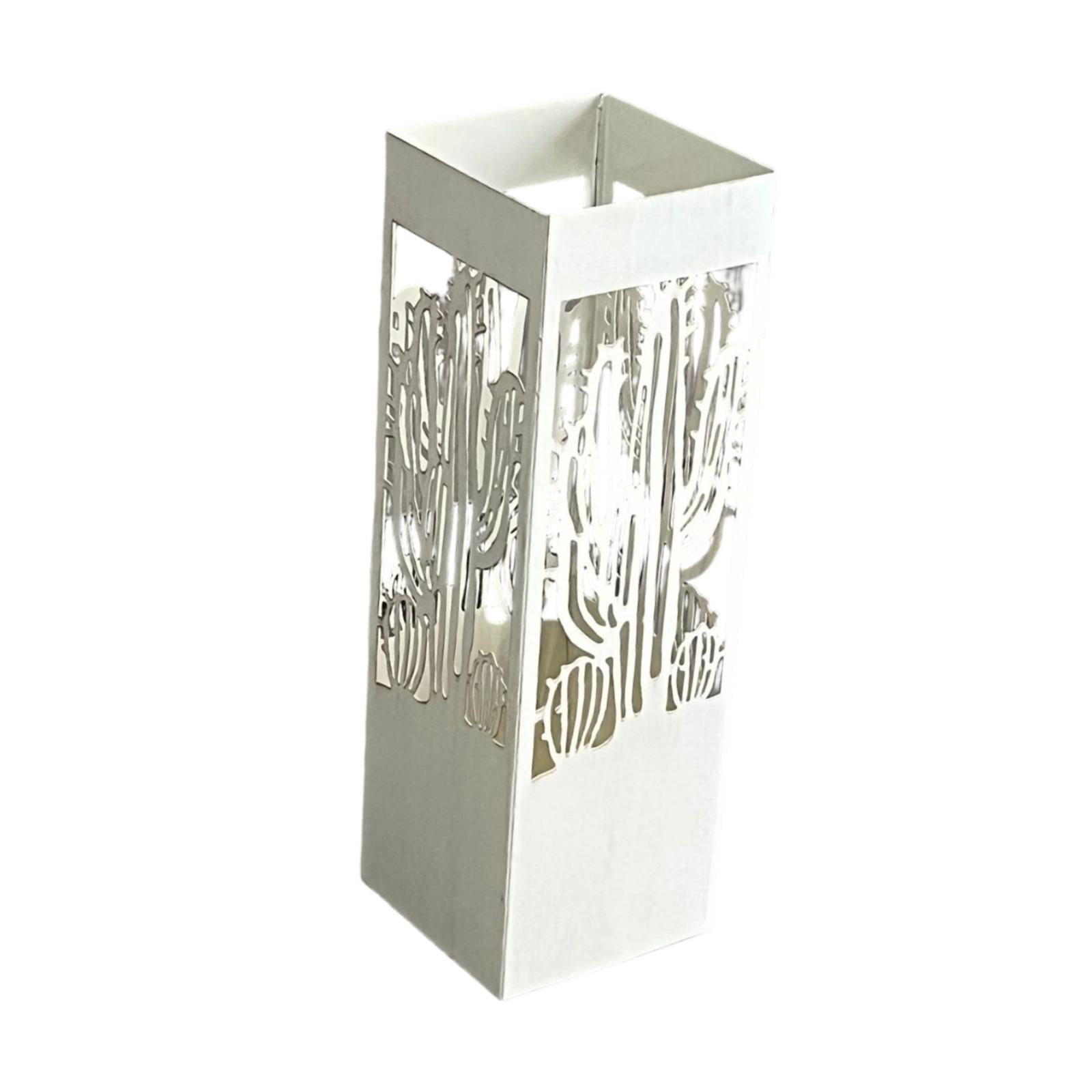 Fiocias Iron Umbrella Stand Modern Rectangular Holder Entryway Organizer Durable Storage