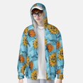 thumbnail image 3 of Fotbe Sunflowers Men's Women's UPF 50+ Sun Protection Jacket Hooded Cooling Shirt with Pockets Hiking Outdoor Performance-3X-Large, 3 of 8