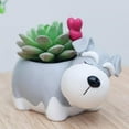 thumbnail image 6 of Winter Savings! Creative Cartoon Dogs Flower Vase Puppy Resin Planter for Succulents Cute Corgi Mini Flower Pot Desktop Pot Garden Bonsai for Home Garden Decoration, 6 of 11
