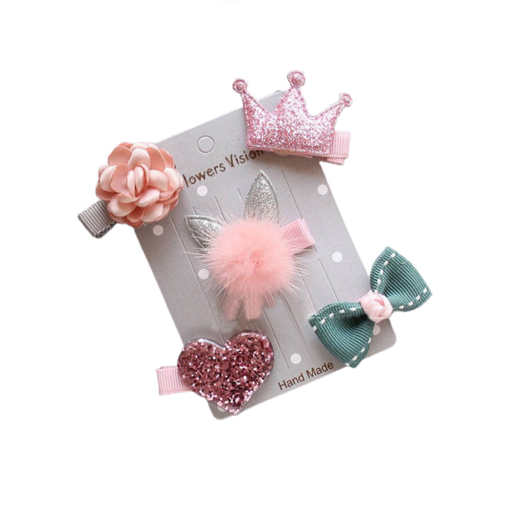 Details about   30 PCS Kids Baby Plastic Hair Clips Clamp Flower Girls Hairpins Mini Claw 