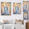 thumbnail image 4 of Designart "Heavenly Praying Of The Beautiful Virgin Of Peace III" Religious Portrait Canvas Wall Art, 4 of 7
