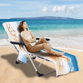 thumbnail image 4 of Funda para silla de playa con bolsillos laterales, cómoda y de secado rápido, ideal para playa al aire libre., 4 of 6