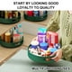 thumbnail image 4 of Estante giratorio estante de giradrículas almacenamiento cosmético no slip organizador de dormitorio bandeja para el gadget suministros para el hogar verde 360 ​​grados Inevent HA011511-02B, 4 of 7