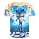 thumbnail image 3 of Camiseta de Sonic para niños, camisetas para niños, camisetas casuales de manga corta con estampado para niños, camisetas de verano para niños, 3 of 5