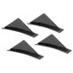 thumbnail image 3 of 4 piezas Kit de alerón de parachoques trasero Divisor con difusor de tornillo Accesorio de automóvil Estilo de fibra de carbono universal, 3 of 15