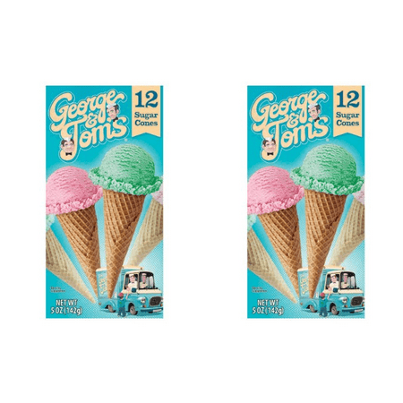 George & Tom s Sugar Cones 12 ct (2 Pack)
