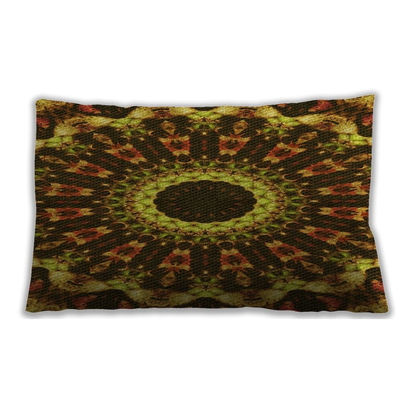 Ahgly Company Outdoor Rectangular Contemporary Lumbar Throw Pillow, 13 inch by 19 inch