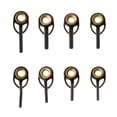 thumbnail image 3 of Guides de Canne Robustes Guides Résistants à l'Usure Anneaux de Pointe de Pêche Yeux Pole Repair Kit, 3 of 9