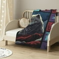 thumbnail image 2 of ARISTURING Wolf Blanket Wolf Decor Throw Blanket Comfy Plush Flannel Warm Soft Fluffy Fuzzy Blanket Wolf for Girls Boys Women Teens Kids for Room Bed Sofa Couch, 2 of 6