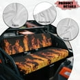 thumbnail image 6 of Uorisanigo Fire Print Mule Seat Covers UTV Bench Seat Cover Accessories Universal Fit for Kawasaki Mule 4010 4x4 Diesel 2009-2013, Non-Slip UTV Seats Cushion All Weather Protection, 6 of 7