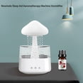 thumbnail image 2 of Humidificador de máquina, difusor de hongos, 7 colores cambiantes, luces nocturnas para dormir relajante (versión con botón de control remoto), 2 of 5