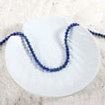 thumbnail image 3 of K-KED Natural 8mm Lapis Lazuli Smooth Round Gemstone Beads Unisex Necklace 16-36 in-22 in, 3 of 6