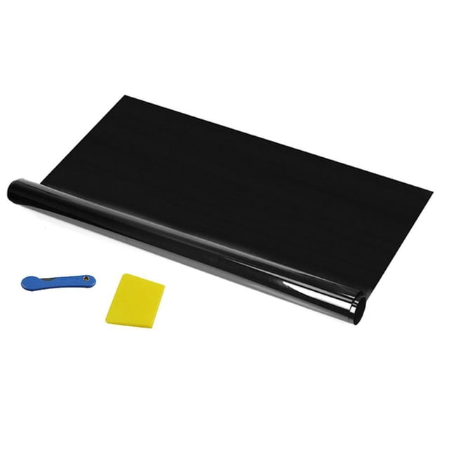 Película Tintada TQEHS para Visera 50 % de Volumen Solar Negra Desvanece para Coche O3G6