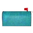 thumbnail image 3 of Fotbe Blue Green Glitter Mailbox Covers Post Letter Box Cover Garden Decor Standard Size-25.5x21 in, 3 of 9