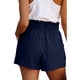 thumbnail image 3 of Txlixc Pantalones cortos sueltos casuales de verano para mujer Pantalones cortos elásticos de cintura alta con cordones a la moda Txlixc Sexy, 3 of 4