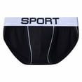 thumbnail image 4 of Men's Boxer Briefs Compression Briefs 2x Underwear Men's Underwear Mens Sports Wading Male Lingerie Men Comfort Band Men Brief Back Door under Pant Triangle Black L, 4 of 9