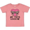 thumbnail image 3 of Inktastic Yaya Loves Me Girls Valentine Grandchild Girls Baby T-Shirt, 3 of 5
