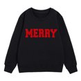 thumbnail image 2 of Merry Sweatshirts for Girl 2025 Long Sleeve Crewneck Christmas Graphic Sweatshirt Pullover Tops, 2 of 5