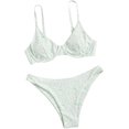 thumbnail image 5 of Maillot de Bain Deux Pièces pour Femmes, Bikini Triangle et String à Nouer sur le Côté, 5 of 5