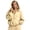 Yellow, variant on ZHOGXU Soft Womens Zip Up Hoodie Sweatshirt Solid Color Long Sleeve Tops Relaxed Fit Ribbed Cuffs With Pocket Workout Activities