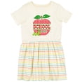 thumbnail image 3 of Inktastic Apple School is Cool Girls Toddler Dress, 3 of 5