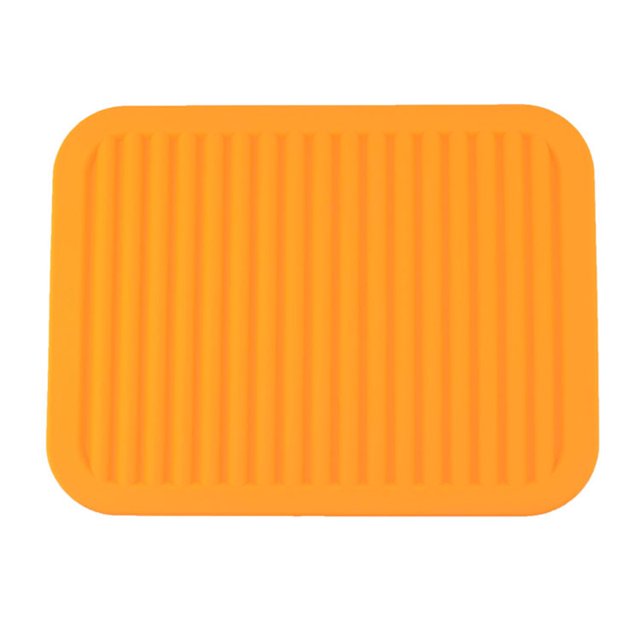 CAROOTU Silicone Isolation Mat Pot Plat de Repas Mat Antidérapant Haute Température Résistant Table de Cuisine Épaissie Set de Table