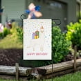 thumbnail image 6 of GZHJMY Cute Llama Happy Birthday Garden Flag 12 x 18 Inch Vertical Double Sided Welcome Yard Garden Flag Seasonal Holiday Outdoor Decorative Flag for Patio Lawn Home Decor Farmhous Yard Flags, 6 of 6