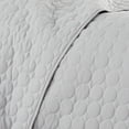 thumbnail image 6 of Southshore Fine Linens Oversized Quilt Bedding Set lightweight, bedspread 3-Piece, two matching shams, Light Grey, King / California King, 6 of 6