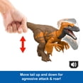 thumbnail image 4 of Jurassic World Rebirth Wild Roar Utahraptor Dinosaur Toy, Tail Controlled Attack Chomp & Sound, 4 of 7