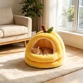 thumbnail image 5 of Antqov Cat Bed for Indoor Cats, Foldable Washable Cat Bed & Cave Soft Thick Removable Pet Bed for Kittens Home Office Supplies, 5 of 6