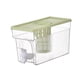 thumbnail image 1 of Hervidor de agua fría con grifo, jarra para jugo con grifo, dispensador de bebidas heladas de 4 l Verde, 1 of 9